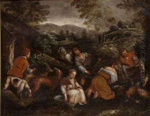 Les Travaux De La Ferme, Dit La Primavera by Gerolamo Ponte Da Bassano