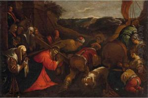 Salita Al Calvario by Leandro Bassano