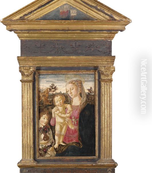 The Virgin And Child With The Infant Baptist In Alandscape - view 1