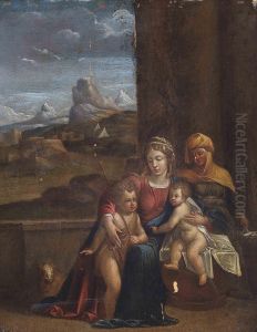 The Virgin And Child With Saint Anne And The Infant Saint John The Baptist The Virgin And Child With Saint Anne And The Infant Saint John The Baptist