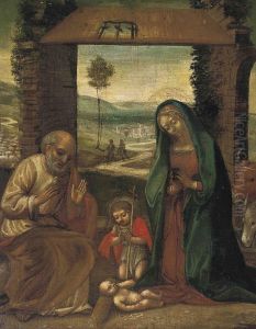 The Nativity With St. John The Baptist The Nativity With St. John The Baptist