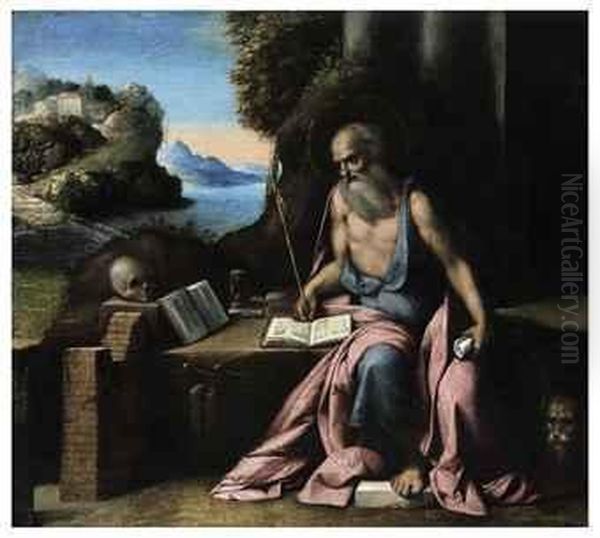 Saint Jerome In The Wilderness - view 1