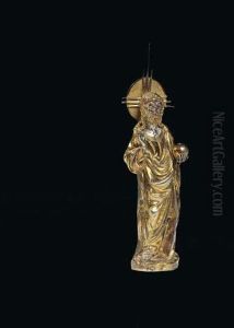 Cristo Benedicente by Niccolo Da Guardiagrele