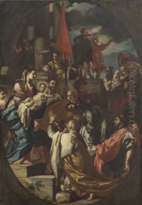 Adorazione Dei Magi by Francesco Da Montereale