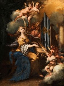 Die Heilige Cacilie by Michele Da Parma