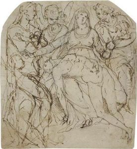 Pieta by Nicolo Martinelli Da Pesaro Il Trometta