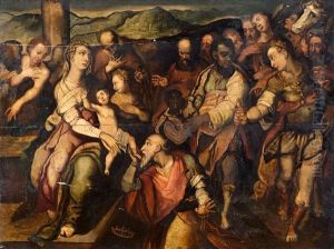 L'adorazione Dei Magi by Marco Pino