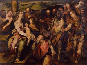 Adorazione Dei Magi by Marco Pino