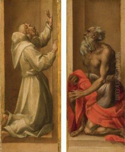 Saint Francis; The Penitent Saint Jerome by (Jacopo Carucci) Pontormo