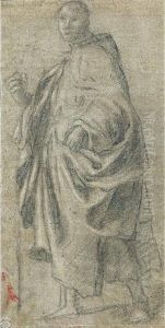 Figura Maschile Ammantata, In Piedi