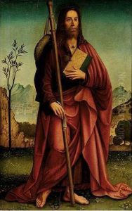Saint James The Greater, Full-length, Standing In A Landscape