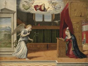 The Annunciation by Girolamo da Santacroce