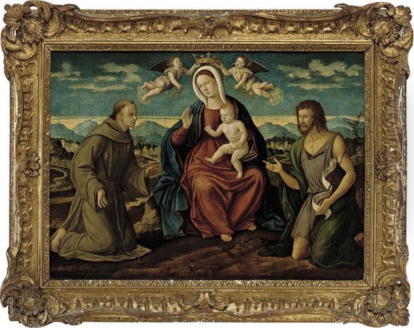The Madonna And Child With Saints Francis Of Assisi And John Thebaptist - view 1