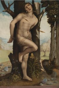 Saint Sebastian by Cesare da Sesto