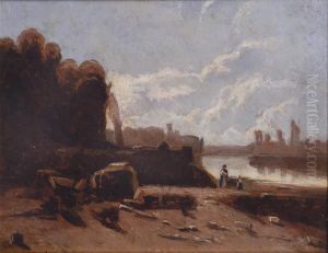 Veduta Della Senna by Serafino Da Tivoli
