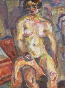 Nu Assis by Eugene Dabit