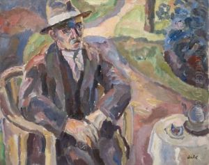 Homme Au Jardin by Eugene Dabit