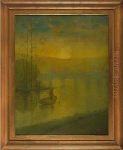 Evening On The River by Theodore Scott Dabo