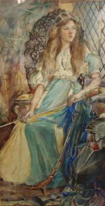 Medieval Maiden by Richard Dadd