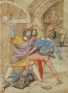 The Death Of Richard Ii by Richard Dadd