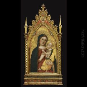 Madonna And Child by Bernardo Daddi