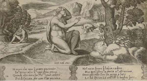 Cupid Fleeing From Psyche, From Fable Of Psyche - view 1