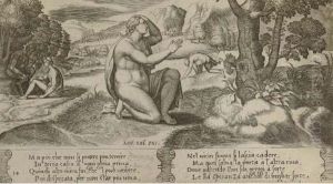Cupid Fleeing From Psyche, From Fable Of Psyche by Bernardo Daddi