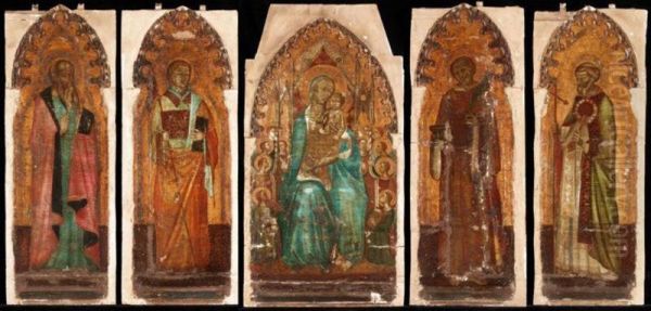 The Madonna And Child Enthroned With Angels - view 1
