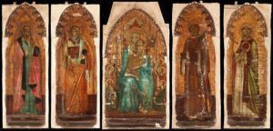The Madonna And Child Enthroned With Angels