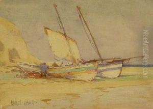 Cobbles At Flamborough by Ernst Dade