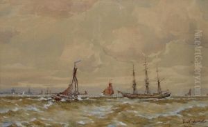 Sailing Vessels Of The Coast by Fred Dade
