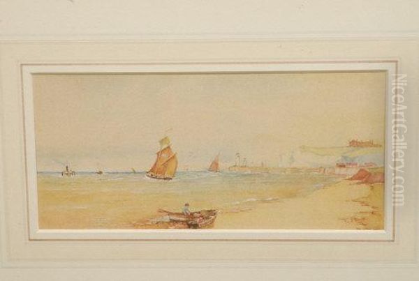 Beached Rowing Boat - view 1