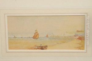 Beached Rowing Boat by Frederick Dade