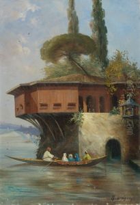 A Yali By The Anadolu Hisari by Sevket Dag