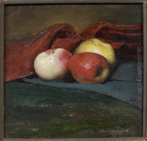Nature Morte De Pommes Et Poire by Pascal-Adolphe-Jean Dagnan-Bouveret