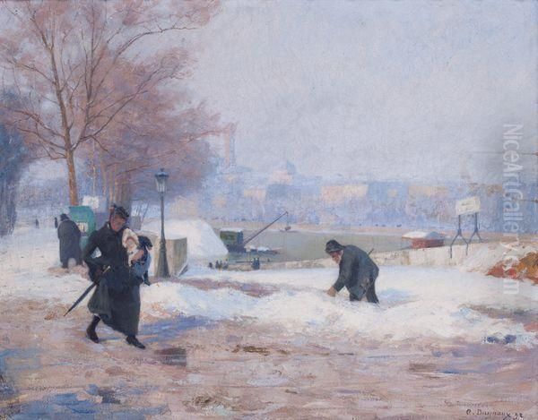 La Neige Au Pont De L'alma - view 1