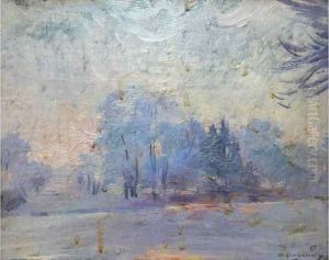 Paysage. by Albert Marie Adolphe Dagnaux