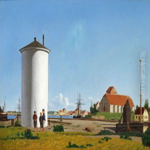 Three Boys Standing by Carl Dahl