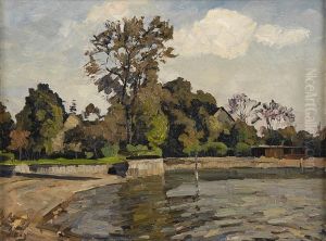 Bodensee-landschaft. by Karl Dahl