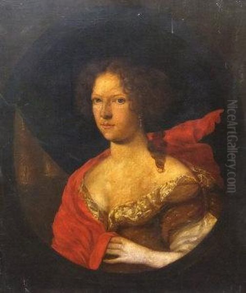 Portrait Of A Lady With Red Cloak - view 1