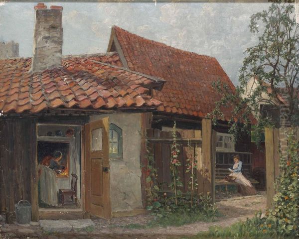 Gardsinterior, Visby - view 1