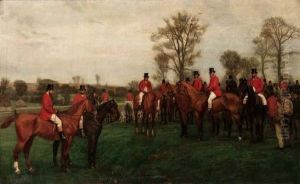 Scena Di Caccia Con Edoardo Vii by Reiner Dahlen
