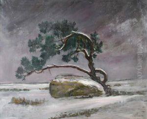 Landscape With Large Tree by Charles William Dahlgreen