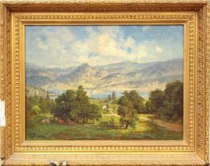 View Of The Lake by Carl Christian Dahlgren