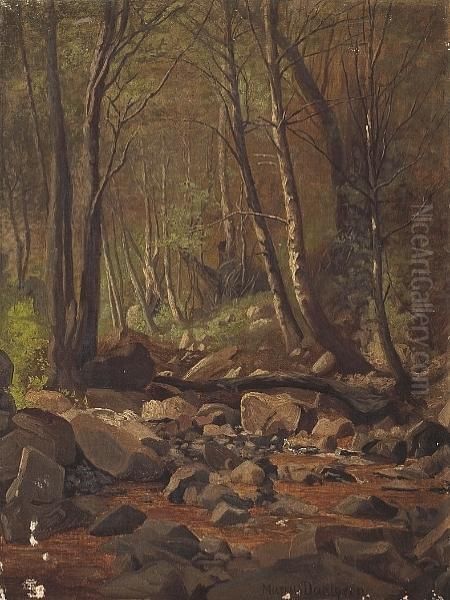 A Wooded Stream - view 1