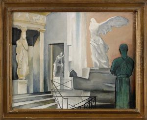 Louvren Ii Med Nike Fran Samotrake by Ewald Albin Filip Dahlskog