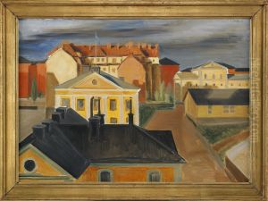 Utsikt Mot Fredrikshofs Slott by Ewald Albin Filip Dahlskog