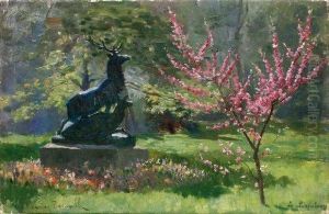Les Jardins Du Luxembourg by Maurice Dainville