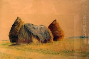 Les Meules De Foin by Maurice Dainville