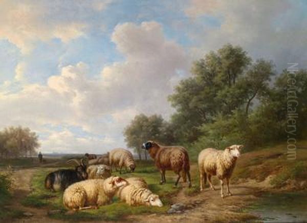 Landschaft Mit Rastenden Schafen - view 1